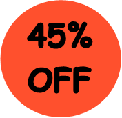 "45% OFF" Price-Store Sticker / Labels with 500 large 1-1/8" Round (Red) labels per roll from $5.59* EA in 5 Pack.